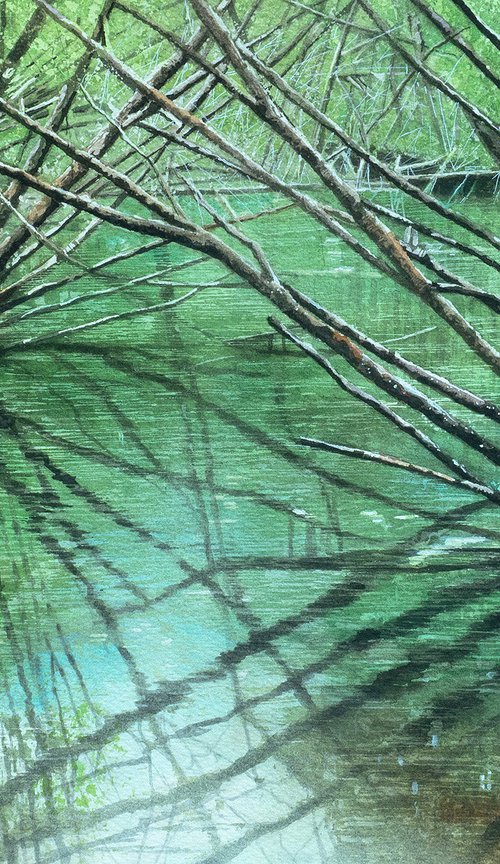 Emerald Water and Reflections in Kamikochi by Masato Watanabe