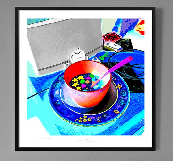 Still life with stars and keys