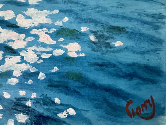 Seascape with Sailboats 45