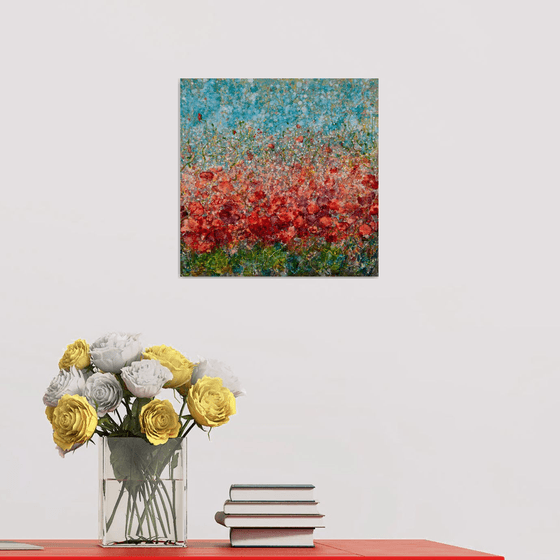 Field of Spring Poppies by @OLenaArt