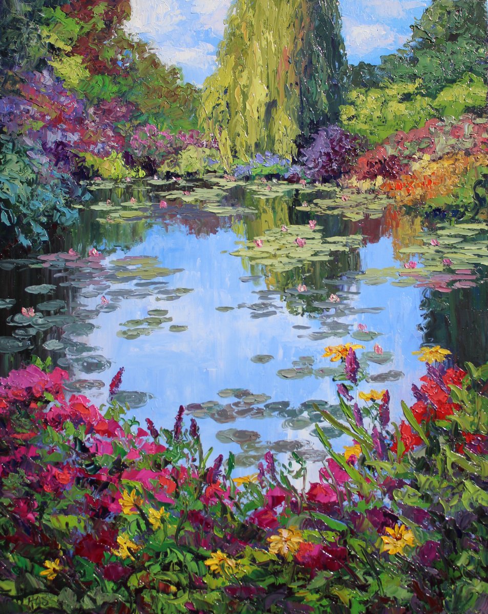 Giverny Gardens by Kristen Olson Stone
