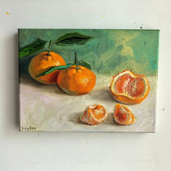 Clementine oil painting