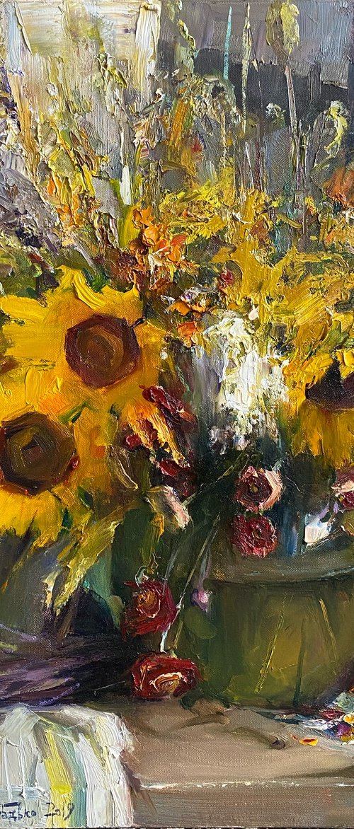 Sunflowers by Maxim Gladko