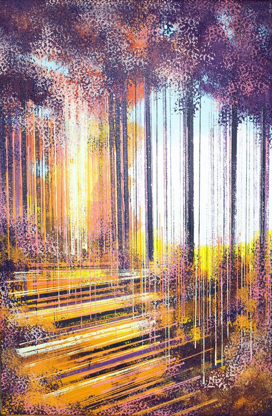 Trees At Sunset