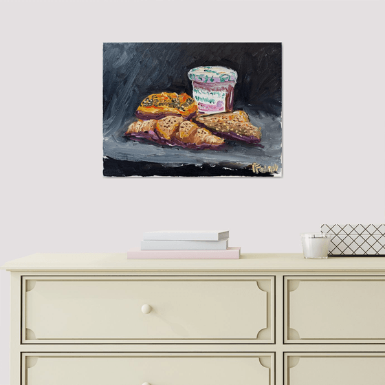 French Breakfast with Jam Still Life