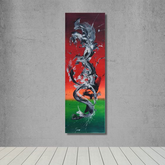 Spirits Rising V (Spirits Of Skies 075071) (50 x 150 cm) XXL vertical (20 x 60 inches)