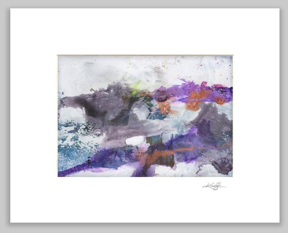 A Divine Dream Collection 2 - 3 Abstract Paintings in mats by Kathy Morton Stanion