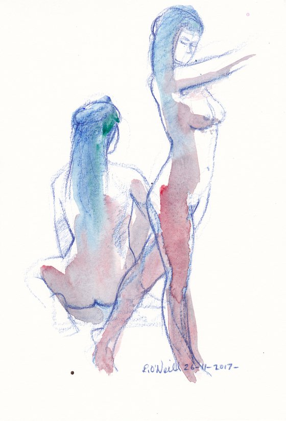 female nude 2 poses