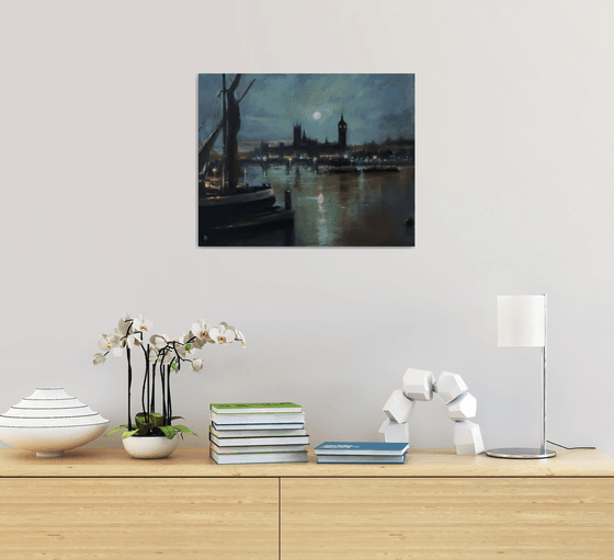 Thames Nocturne, London