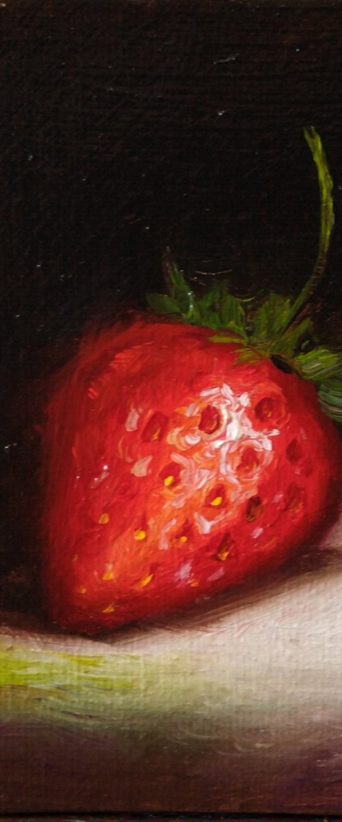 Little strawberry still life by Jane Palmer Art