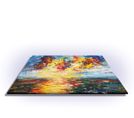 Landscape Evening Clouds D 1