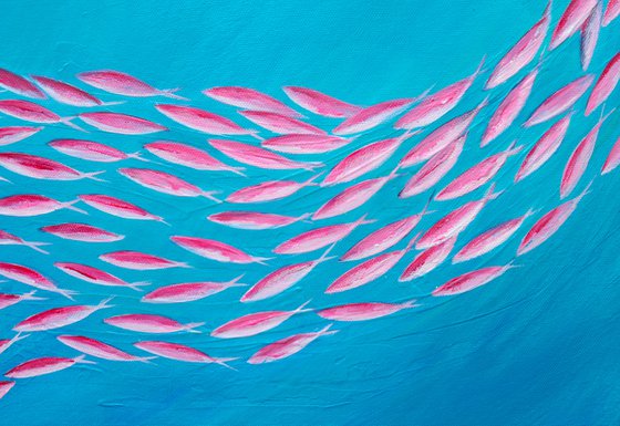 Pink fishes