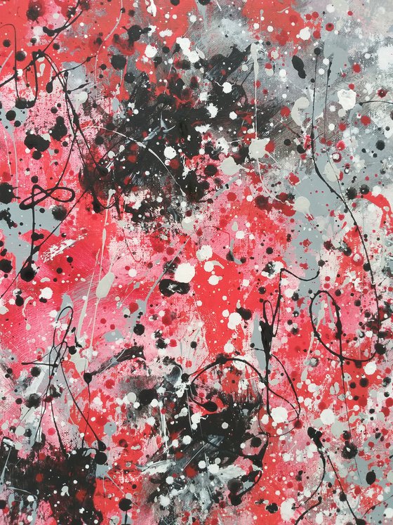 Abstract on canvas by M.Y.