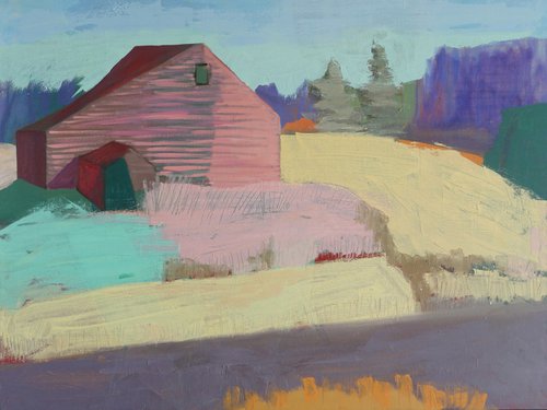 Backyard Barn by Patty Rodgers