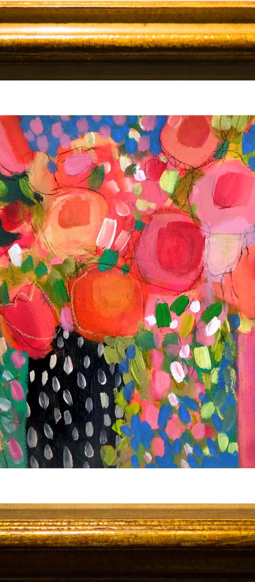 Two Vases of Flowers III by Jan Rippingham