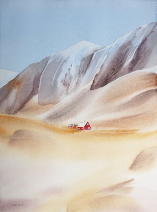 Mountain landscape by Alla Vlaskina