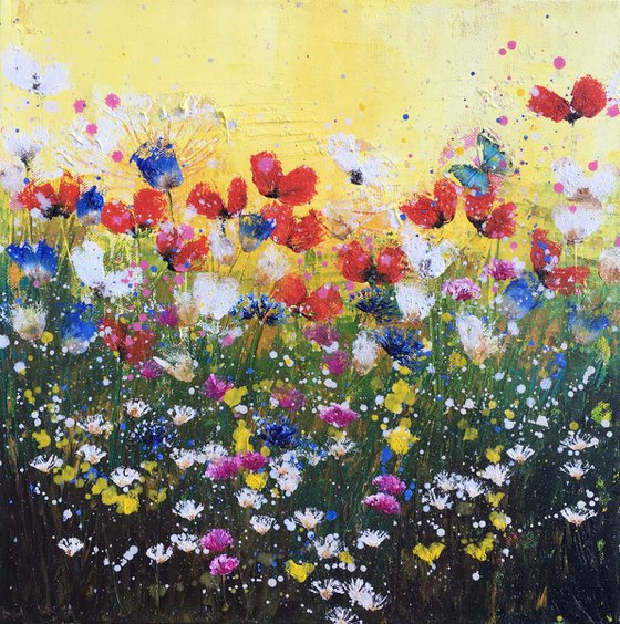 Poppies and Corn Flowers