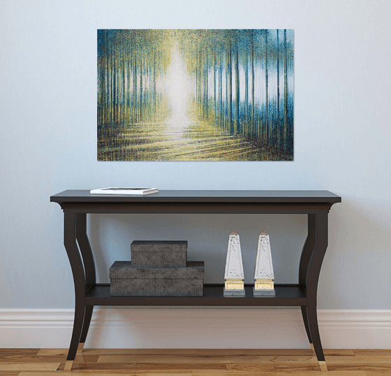 Morning Light Through Spring Trees