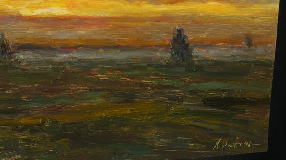 The First Ray - original landscape painting