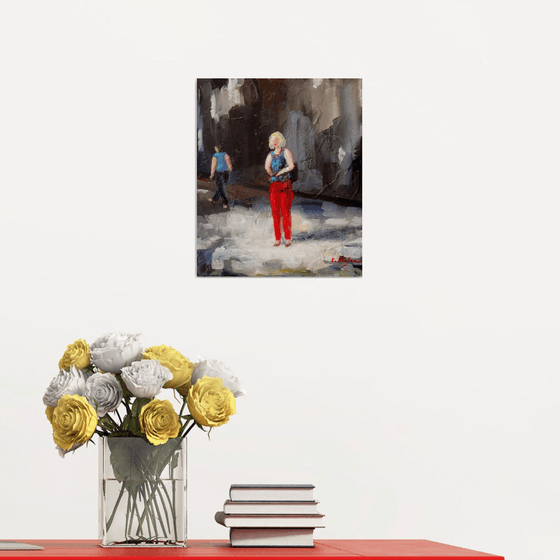 Woman with Red Pants (Study)