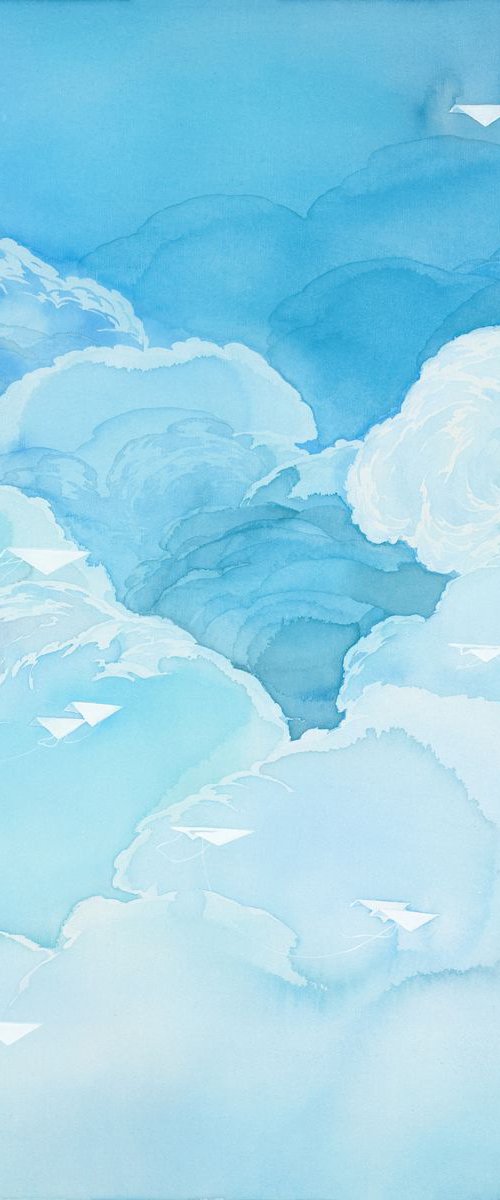 Migration | Light Up Blue by Yuliya  Martynova