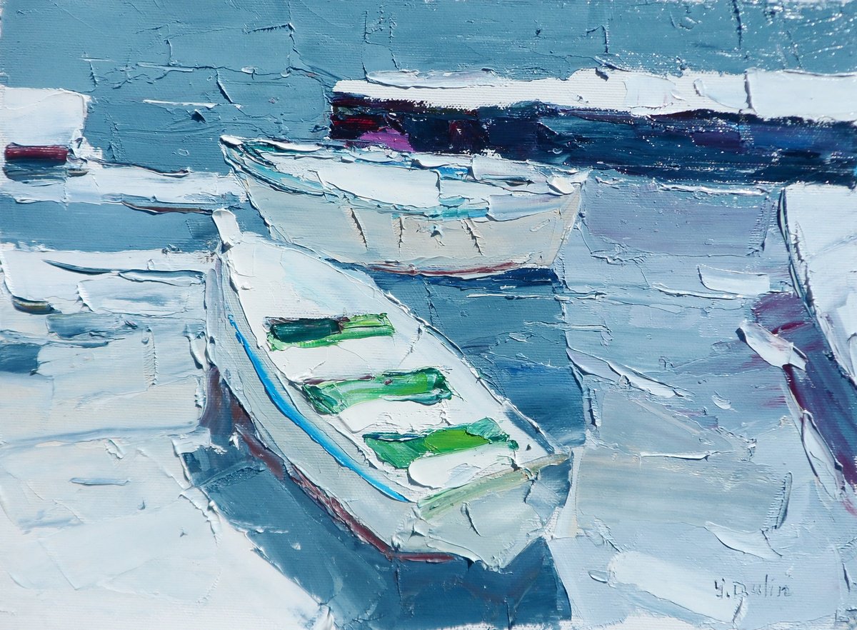  Boats  by Yehor Dulin