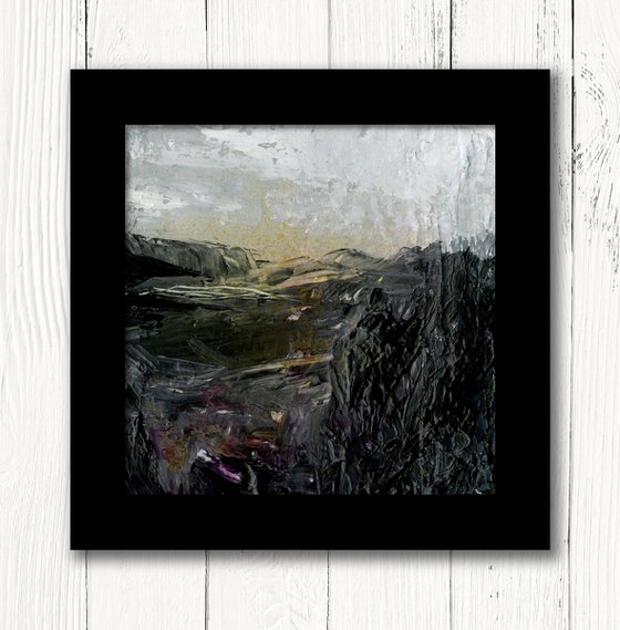 Mystic Journey 27 - Framed Textural Landscape Painting by Kathy Morton Stanion