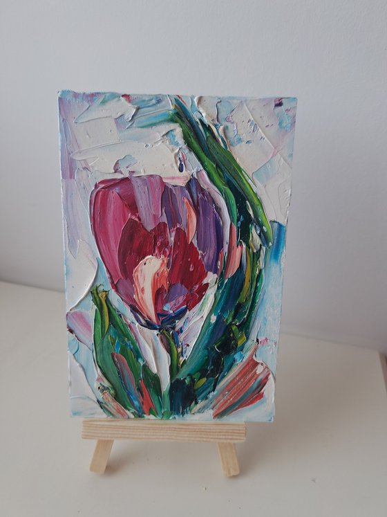 Tulip mini-painting