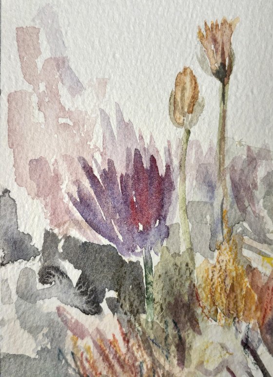 Summer embraces (Triptych)