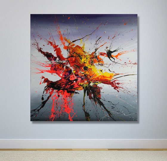 Emotional Release I (Spirits Of Skies 081038) - 90 x 90 cm - XL (36 x 36 inches)