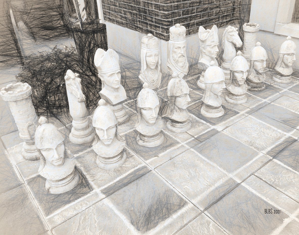 Giant Chess Set - Part 1 by Barbara Storey
