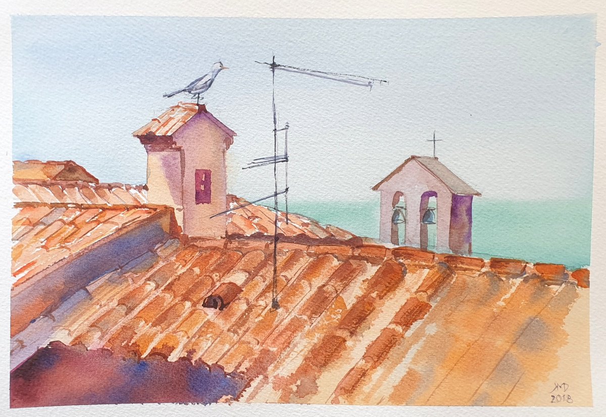 Mediterranean roofs by Ksenia June