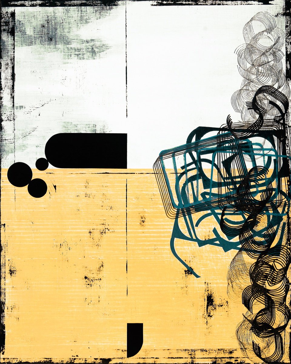 Expressive Painting , Entropy Zone 17. By Petr Strnad, 16 X 20, Artwork For Sale On Artfinder