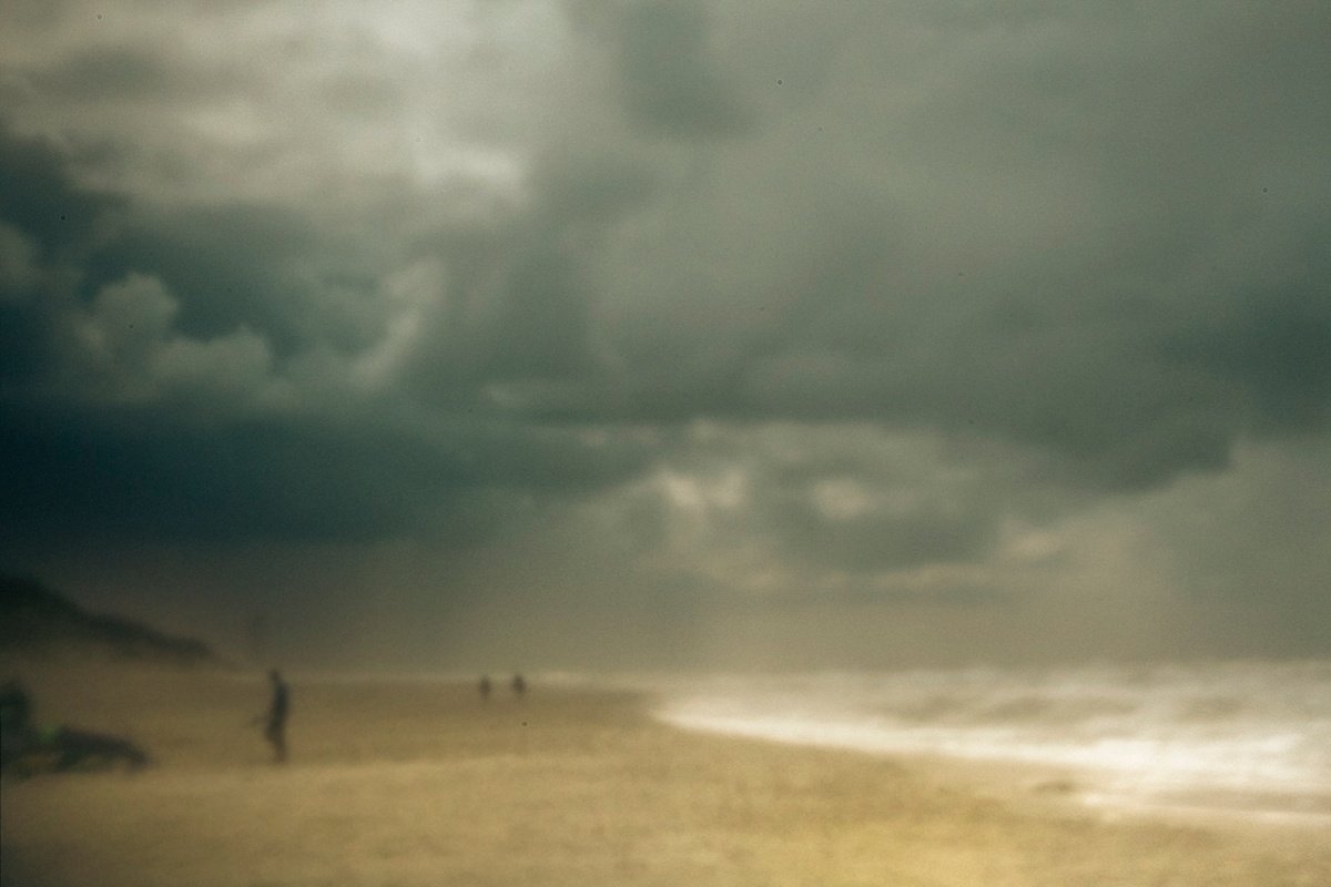 Stormy day at the seaside by Jan Walczewski