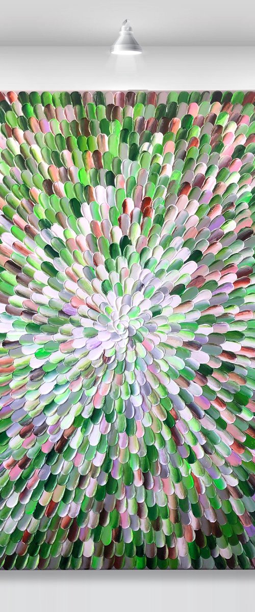‘Photosynthesis XIV' - 40x40" by Tatiana Georgieva