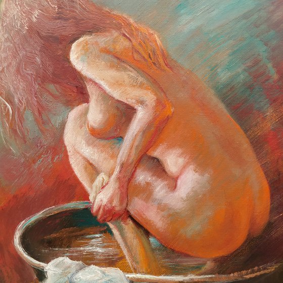 Woman at the Tub