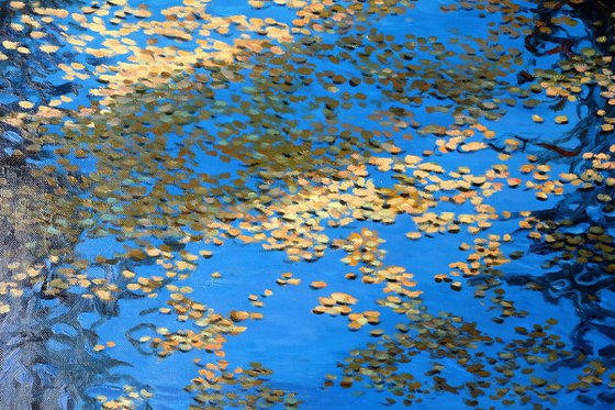 Pond at golf course