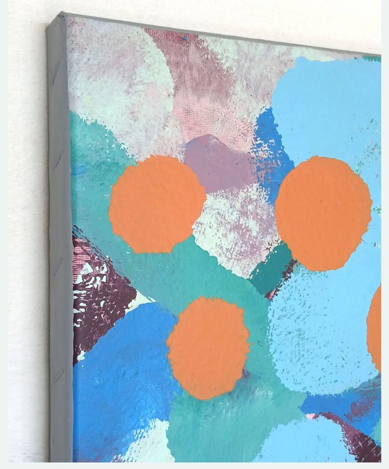 Spotty Pop Painting - JIZZ 01 - Copper