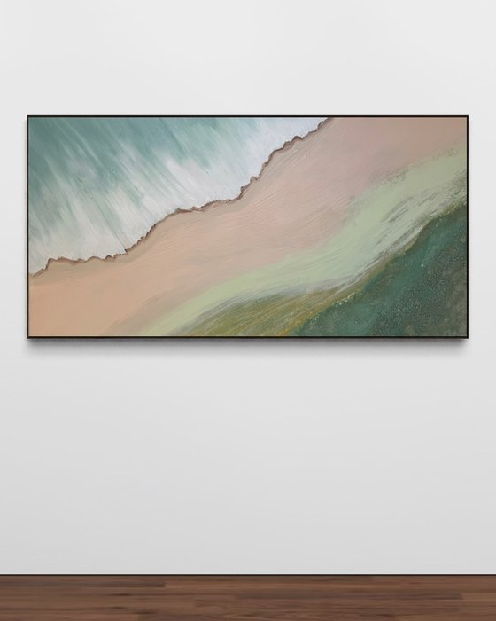 Serene shoreline 2 1 90x180