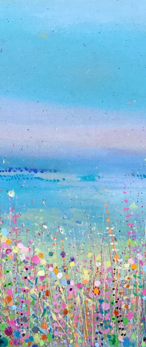 Rainy Blue Pembrokeshire Coastpath by Sandy Dooley