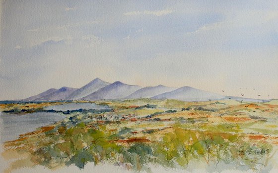 The Mourne Mountains from Dundrum