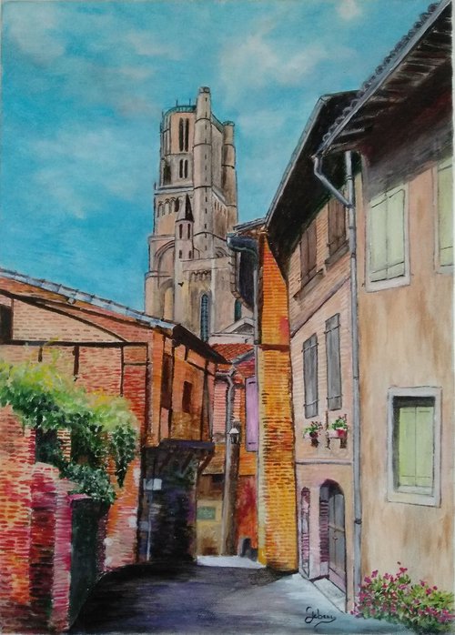 In Albi's streets by Isabelle Lucas