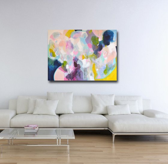 The Conversation - Large Abstract Painting