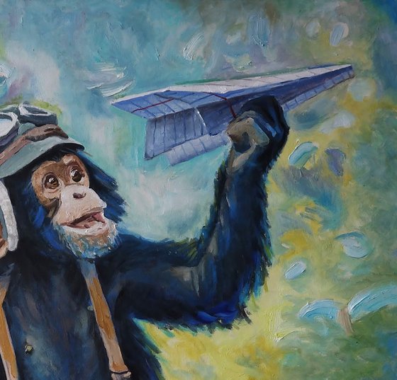 Portrait of a Monkey