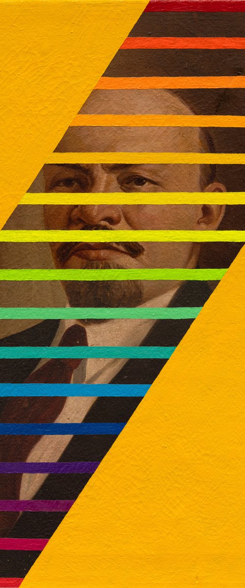 Lenin Behind the Grille by Oleksandr Balbyshev