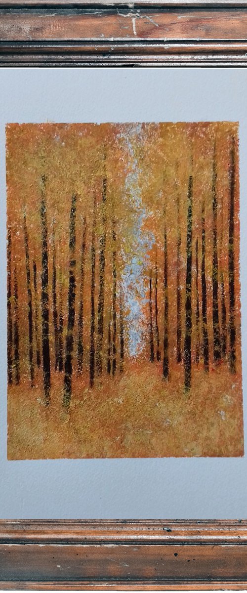 Autumn Trees III by Jan Rippingham