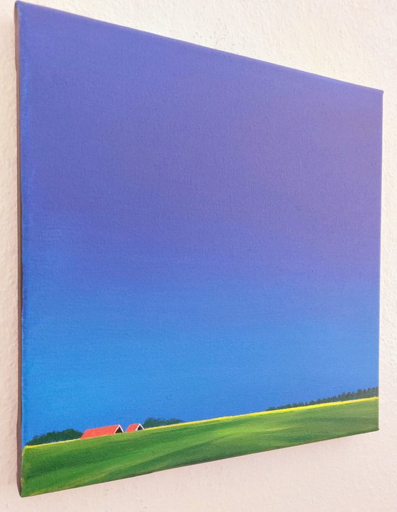 Red Roofs, Blue Sky, Green Fields (3)