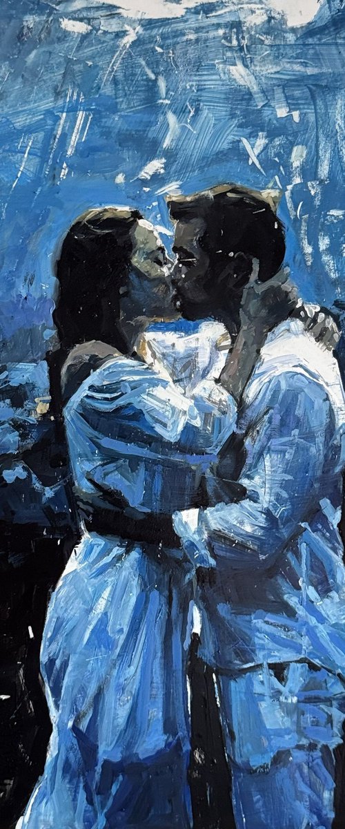 Kiss in Blue by Marco Ortolan