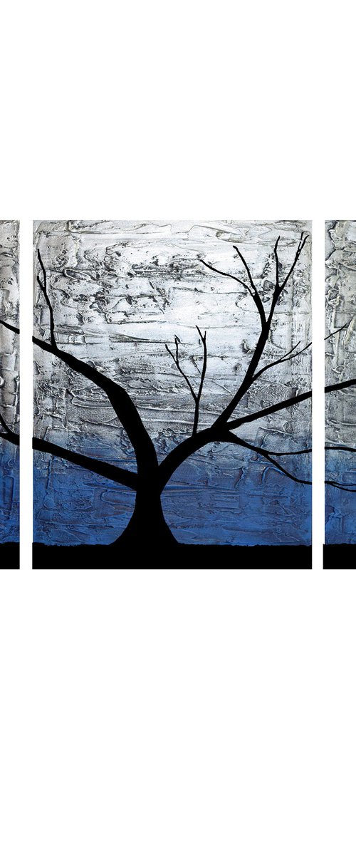 Silver Tree 60 x 28 " by Stuart Wright