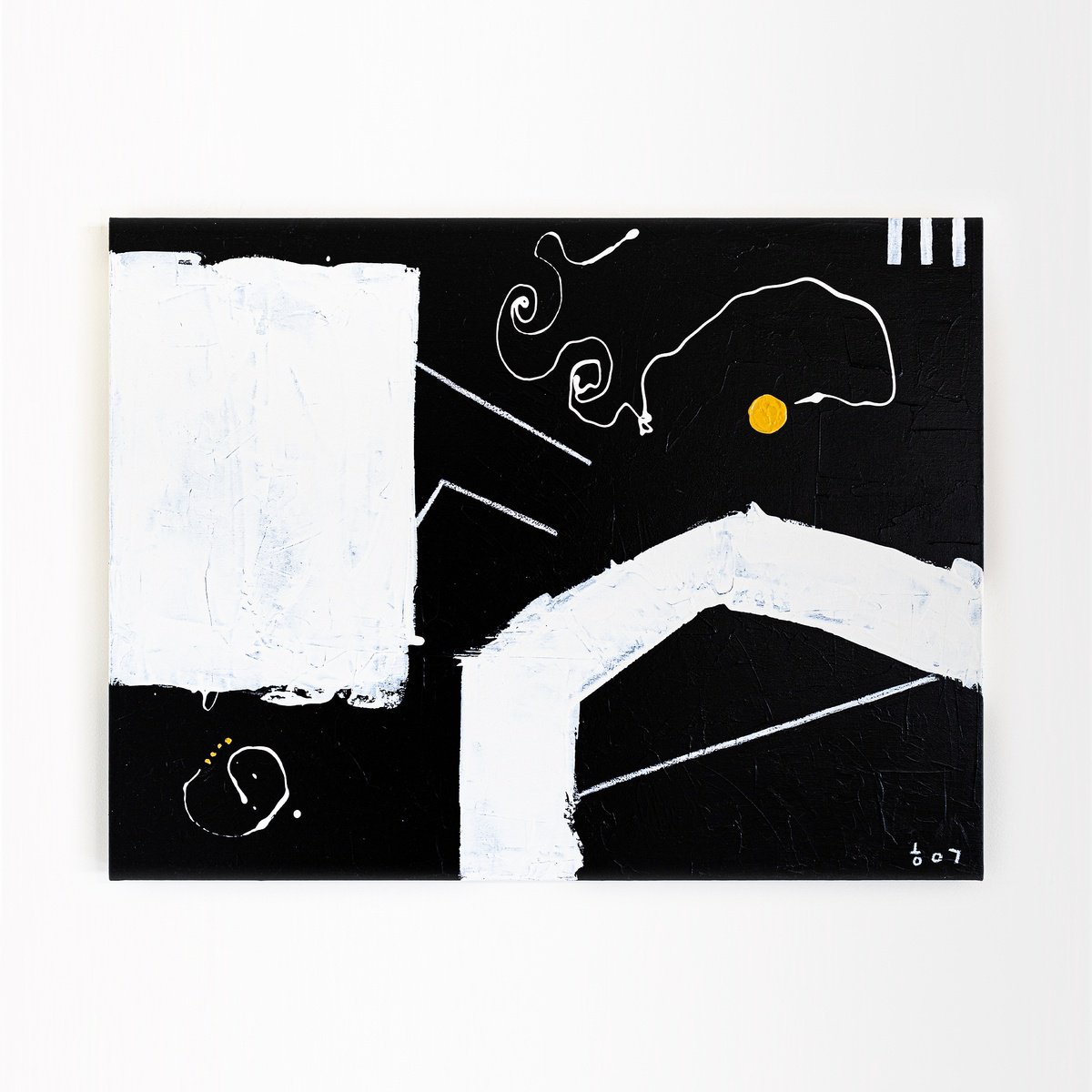In absentia (Original, 40x30 | 101x76 cm) by Hyunah Kim